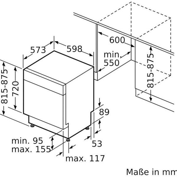 Unterbaugeschirrspüler iQ300 SN43HW10TE – Bild 10