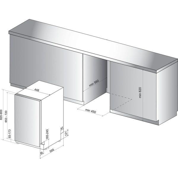 vollintegrierbarer Geschirrspüler BSIO 3O35 PFE X – Bild 13
