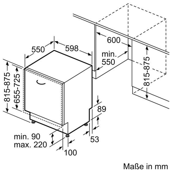 vollintegrierbarer Geschirrspüler S155HTX04E – Bild 12