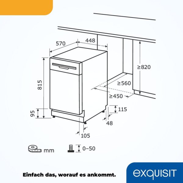 Unterbaugeschirrspüler EGSP9309-EF-030E – Bild 6