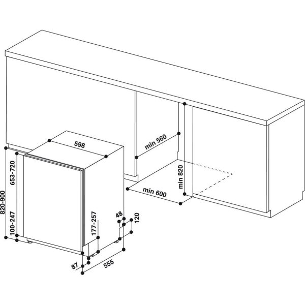 vollintegrierbarer Geschirrspüler OBIO POWERCLEAN 6330 – Bild 16