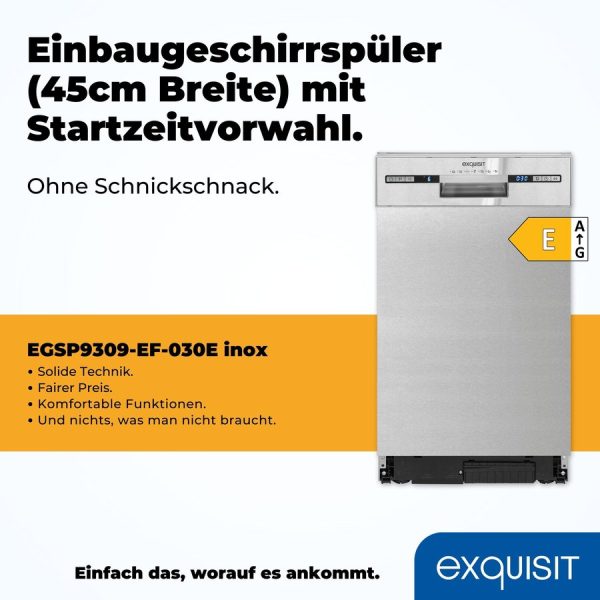 Unterbaugeschirrspüler EGSP9309-EF-030E – Bild 2