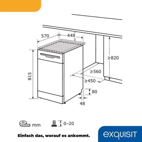 Standgeschirrspüler GSP9309-030E – Bild 5