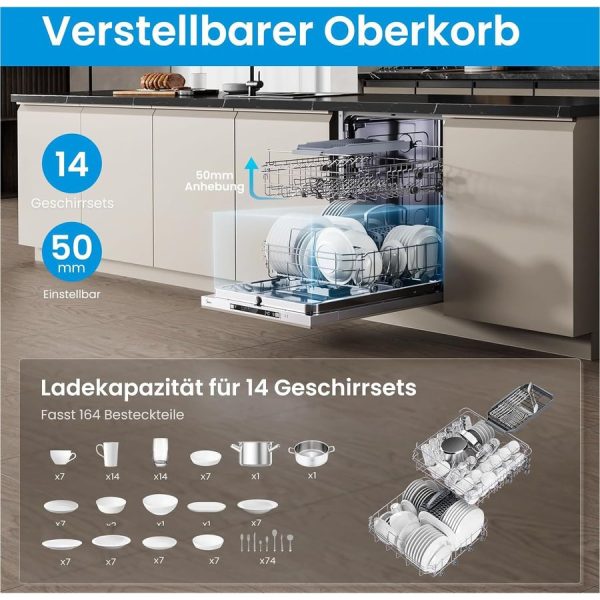 vollintegrierbarer Geschirrspüler SV 5.14K14C – Bild 3