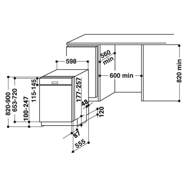 vollintegrierbarer Geschirrspüler OBIO POWERCLEAN 6330 – Bild 15